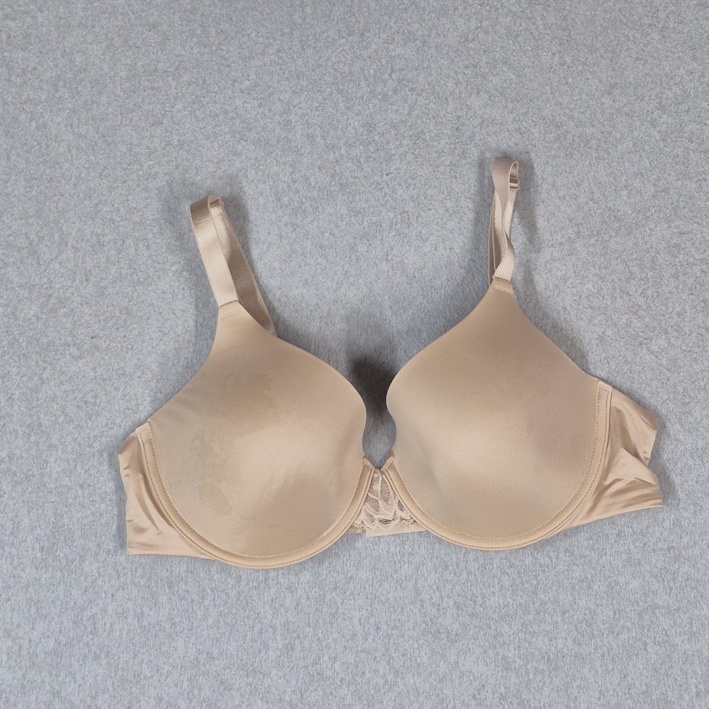 Bali Women Bra 40B Beige Adjustable Strap Underwired Lace READ